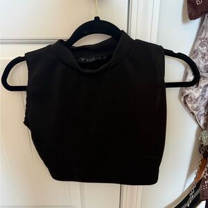 Lucky & Blessed Black Crop Top